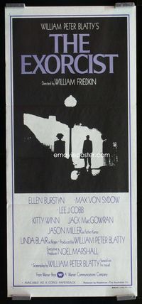 2f174 EXORCIST Aust daybill '74 William Friedkin, Max Von Sydow, written by William Peter Blatty!