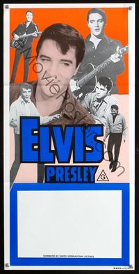 2f164 ELVIS PRESLEY STOCK Aust daybill 1980s six great images of the rock & roll king performing!