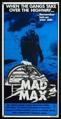 2f289 MAD MAX Australian daybill poster R81 Mel Gibson, George Miller Australian sci-fi classic!