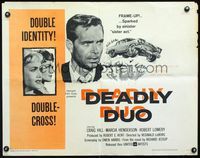 2g362 DEADLY DUO 1/2sh '62 double-identity, double-cross, frame-up sparked by sinister sister act!
