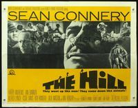 2g455 HILL half-sheet movie poster '65 directed by Sidney Lumet, great close up of Sean Connery!