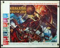 2g494 KRAKATOA EAST OF JAVA half-sheet '69 the incredible day that shook the earth to its core!