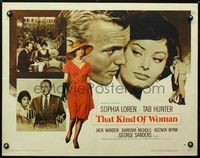 2g731 THAT KIND OF WOMAN style A 1/2sh '59 images of sexy Sophia Loren, Tab Hunter & George Sanders!