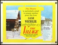 2g768 VILLAGE half-sheet poster '53 from Lazar Wechsler who gave you The Search & Four in a Jeep!