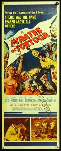 2h385 PIRATES OF TORTUGA insert '61 across the 7 seas, theirs was the name feared above all others!