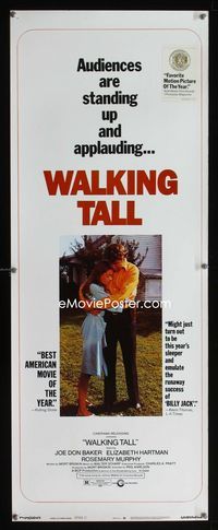 2h533 WALKING TALL style C insert movie poster '73 Joe Don Baker as Buford Pusser, classic!