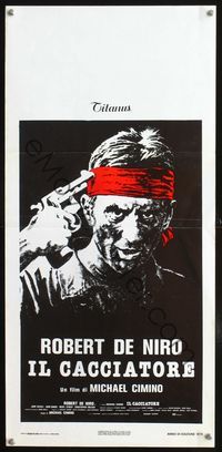 2h602 DEER HUNTER Italian locandina movie poster '78 Robert De Niro, Michael Cimino, Vietnam!