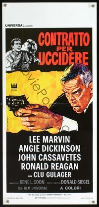2h656 KILLERS Italian locandina movie poster '64 great artwork of Lee Marvin by Valceseughi!