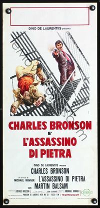 2h712 STONE KILLER Italian locandina movie poster '73 Charles Bronson, gangsters!