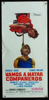 2h594 COMPANEROS Italian locandina poster '72 Franco Nero, Sergio Corbucci, Averado Ciriello art!