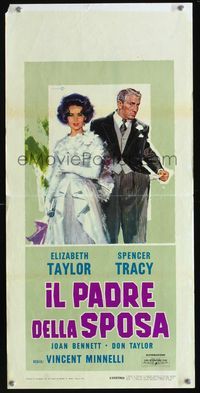 2h611 FATHER OF THE BRIDE Italian locandina movie poster R63 Cesselon art!
