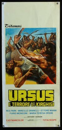 2h638 HERCULES PRISONER OF EVIL Italian locandina movie poster '64 Ursus, il Terrore dei Kirghisi