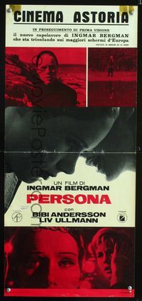 2h687 PERSONA Italian locandina movie poster '66 Ingmar Bergman, Liv Ullmann