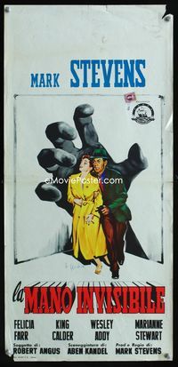 2h718 TIMETABLE Italian locandina movie poster '56 Mark Stevens, Felicia Farr, Donelli art!