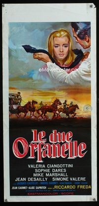 2h722 TWO ORPHANS Italian locandina movie poster '65 Les Deux Orphelines, Sophie Dares