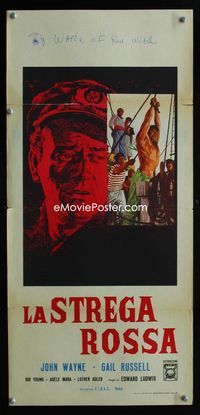 2h729 WAKE OF THE RED WITCH Italian locandina movie poster R62 John Wayne, Gail Russell