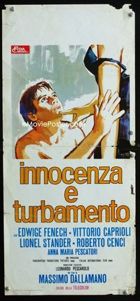 2h650 INNOCENZA E TURBAMENTO Italian locandina movie poster '74 Massimo Dallamano, sexy Symeoni art!