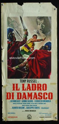 2h714 SWORD OF DAMASCUS Italian locandina movie poster '64 Il Ladro di Damasco, Tony Russel