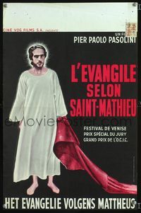 2j165 GOSPEL ACCORDING TO ST. MATTHEW Belgian '66 Pier Paolo Pasolini's Il Vangelo Secondo Matteo!