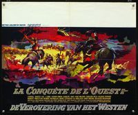 2j176 HOW THE WEST WAS WON Belgian movie poster '64 John Ford epic, great different art by Ray!