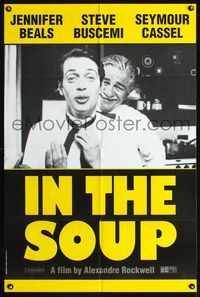 2j063 IN THE SOUP Belgian 26x39 movie poster '92 great image Steve Buscemi & Seymour Cassel!