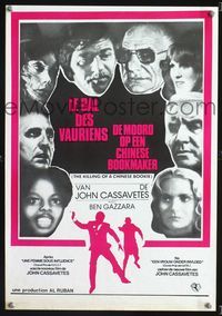 2j192 KILLING OF A CHINESE BOOKIE Belgian movie poster '76 John Cassavetes, Ben Gazzara