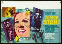 2j278 STAR Belgian movie poster '68 completely different art of Julie Andrews by Ray, Robert Wise