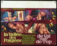 2j302 VALLEY OF THE DOLLS Belgian '67 great different art of sexy Sharon Tate & others by Ray!