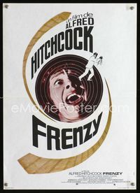 2j530 FRENZY French 15x21 movie poster '72 Alfred Hitchcock, Anthony Shaffer's shocking masterpiece!