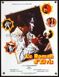 2j462 ELVIS French 23x32 movie poster '79 great images of Kurt Russell as Presley, John Carpenter