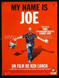 2j561 MY NAME IS JOE French 15x21 movie poster '98 Peter Mullan, directed by Ken Loach!