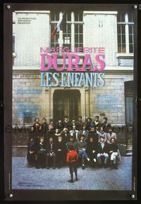 2j518 CHILDREN French 15x21 movie poster '84 Marguerite Duras' Les Enfants, cool cast portrait!