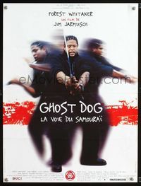 2j534 GHOST DOG French 15x21 poster '99 Jim Jarmusch, cool image of Forest Whitaker with katana!