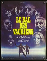 2j542 KILLING OF A CHINESE BOOKIE French 15x21 '76 John Cassavetes, cool cast montage by Landi!