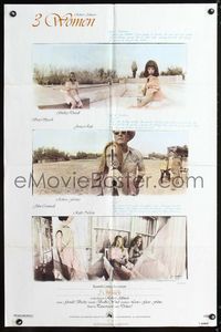 2i006 3 WOMEN one-sheet movie poster '77 Robert Altman, Shelley Duvall, Sissy Spacek, Janice Rule