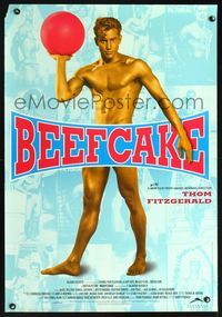 2i045 BEEFCAKE ball style 1sh '99 biography of Bob Mizer, founder of the Athletic Model Guild!