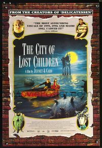 2i097 CITY OF LOST CHILDREN 1sh '95 La Cite des Enfants Perdus, Ron Perlman, sci-fi fantasy image!