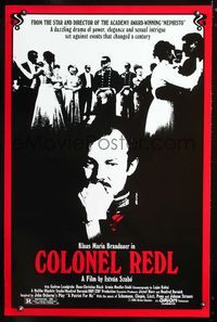 2i098 COLONEL REDL one-sheet movie poster '85 Istvan Szabo, Klaus Brandauer