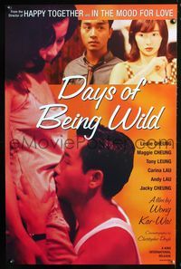 2i117 DAYS OF BEING WILD one-sheet movie poster '91 Kar Wai Wong, A Fei zheng chuan
