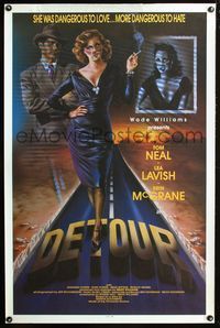 2i127 DETOUR one-sheet movie poster '92 Tom Neal Jr, film noir remake!