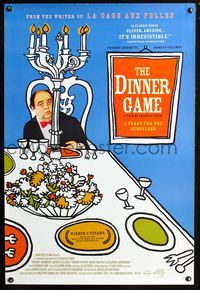 2i130 DINNER GAME one-sheet movie poster '98 Francis Veber, Le Diner de cons, Thierry Lhermitte