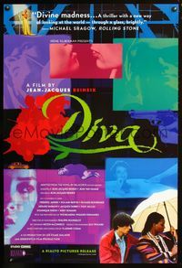 2i133 DIVA one-sheet movie poster R07 Jean Jacques Beineix, French New Wave, design by ¡vayapues!