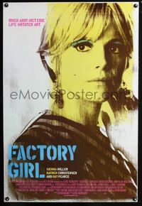 2i156 FACTORY GIRL DS one-sheet movie poster '06 Sienna Miller, Hayden Christensen, Guy Pearce