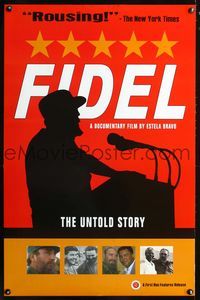 2i167 FIDEL 1sh '01 Estela Bravo, Castro biography with Che, Muhammad Ali, and Nelson Mandela!
