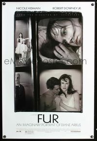 2i187 FUR - AN IMAGINARY PORTRAIT OF DIANE ARBUS DS one-sheet '06 Nicole Kidman, Robert Downey Jr.