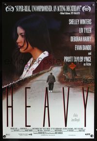 2i207 HEAVY one-sheet movie poster '96 Pruitt Taylor Vance, Liv Tyler, Shelly Winters