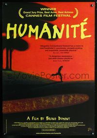2i219 HUMANITE one-sheet '99 Bruno Dumont, Emmanuel Schotte, L'Humanite, Lorenzo Mattotti art!