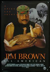 2i241 JIM BROWN: ALL-AMERICAN one-sheet movie poster '02 Spike Lee, biography