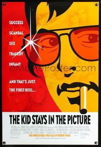 2i251 KID STAYS IN THE PICTURE one-sheet poster '02 director Robert Evans monologue autobiography!