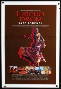 2i264 LATCHO DROM one-sheet movie poster '93 Tony Gatlif, Gypsies, Safe Journey!